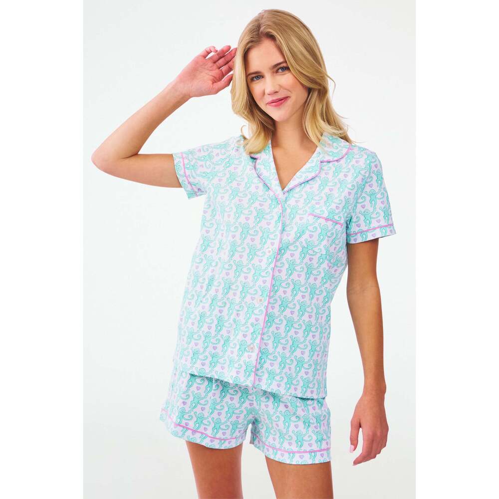 Lovely Monkey Polo Pajamas